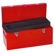 URREA Portable Tool Boxes Lockable Water Resistant Tray Heavy Duty Corrosion Red