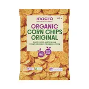 Macro Organic Corn Chips Natural 200g