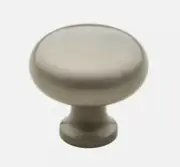 3pc. Baldwin Classic Knob 1.25 In Solid Brass 4706-150 Satin Nickel Finish