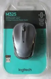 NEW LOGITECH M325 WIRELESS MOUSE - WINDOWS MAC CHROME OS - SEALED. F/S.