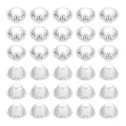 20mm High Power LED Lens, 30 Pcs 8 Degree Smooth Optical PMMA Lenses, Clear