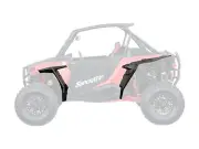 SuperATV Fender Flares for Polaris RZR XP Turbo (2016+) - Front and Rear