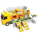 好好玩具 台灣現貨 貨櫃車移動總部 警察玩具 消防玩具 工程玩具 小汽車 收納貨櫃車 仿真模型 貨櫃車玩具 移動貨櫃車
