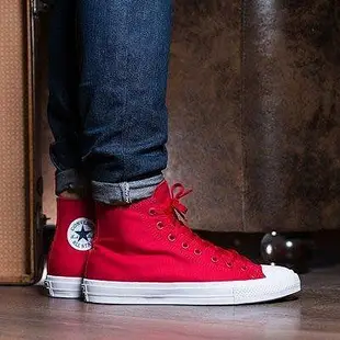 CONVERSE CHUCK TAYLOR LUNARLON 二代 紅 高統 男女 150145C