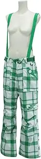 [Ocean Pacific] OceanPacific 549424 WGC Women's Snow Pants White Green Check