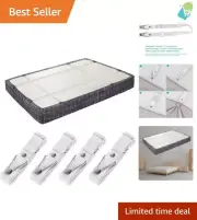 Sheet Fasteners for King, Queen & More – Adjustable Straps for Secure Bedding