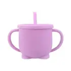 200ml Learner Cup Bpa Free Easy to Hold Leakproof Kids Sippy Cup with Straw