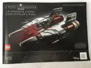 NEW Instruction ONLY LEGO Star Wars A-Wing Starfighter 75275 Book Only NO BRICK
