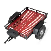 KYX 1/10 CNC RC Crawler HD Single Axle Scale Trailer Small Trailer Truck Trailer