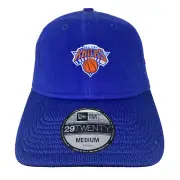 New Era 29Twenty NEW YORK KNICKS Blue 2920 Fitted Cap Hat Sz Medium NWT