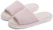 [AioTio] Fabric Slippers Indoor and Outdoor Slippers, Non-Slip Four Seasons Soft Bottom Slippers, Couple Slippers Men and Women Slippers