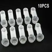 10PCS Pets Birds Drinker Feeder Automatic Drinking Water Cup For Birds Rearing