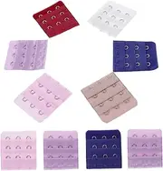 [Beavorty] 10Pc Women's Extenders Brassiere Extension Hooks with Rows Buttons for Comfortable Fit for Pregnancy and Extra Bras