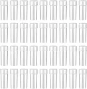 100Pcs 5ML Small Pill Plastic Containers Empty Pill Bottles Sample Bottles Vial Test Tube with Caps by HRLORKC