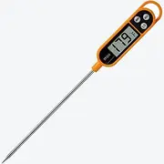 Digital Meat Thermometer with Bottle Opener - Waterproof Magnetic Instant Read Temperature Folding Probe for Cooking Hot Food Oil Fryer BBQ Grill Smoker Candy Liquids Beef Chicken Lamb Fish Pork