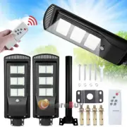LED Solar Flood Light Dusk to Dawn with Motion Sensor and Remote, Solar Security