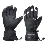 5 Level Electric Heated Touch Screen Gloves Motorcycle Outdoor Skiing Waterproof 10Hrs Warm