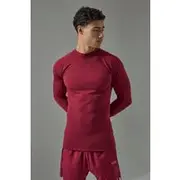 Mens Berry Man Active Long Sleeved High Neck Base Layer