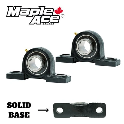 UCP209-28 Pillow Block Bearing 1-3/4" Bore, 2-Bolt Self-Aligning Solid Base Qty2