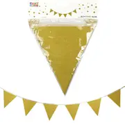 Gold Glitter Flag Banner 3.5m