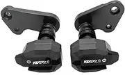 Motorbikes Crash Falling Protection for Yamaha R1 09-14 YZF R6 2006-2016 2015 2014 Motorcycle Crash Pads Frame Sliders Anti Fall Bumpers Protective Gear Exhaust Slider (Color : Black R1 2009-2014)