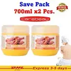 2x700g Carebeau Turmeric Spa Lightening Salt Body Scrub Radiant Skin Nourishing
