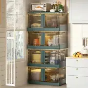 Closet Organizers and Storage, 34QT Storage Bins with Lids, Collapsible Stora...