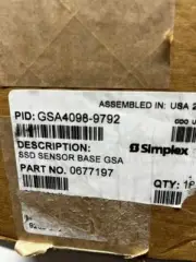 NEW (CASE=18) SIMPLEX GSA4098-9792 GSA40989792 9006477 SSD SENSOR BASE GSA