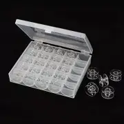 Bobbins Storage Box Sewing Machine Kit Spool Clear Empty Cases Accessories Tools
