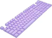 Mechanical Keyboard Keycaps, 104-Key ABS Key Caps (Purple)