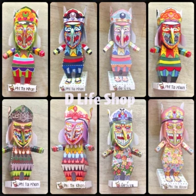 3D Model Cartoon Assembling Paper, Phi Ta Khon (Toy Kid Model Paper Collectible)