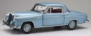 Sunstar 1:18 Scale Mercedes Benz 220SE Coupe Light Blue Metallic 1958