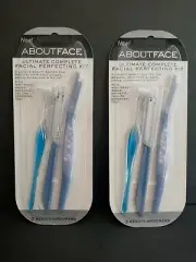 2 AboutFace Ultimate Complete Facial Perfecting Kit. 3 beauty groomers each. NEW