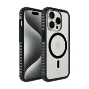 Incipio Grip MagSafe phone case for iPhone 15 Pro Max Black/Clear