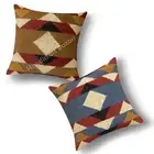 Turkish Cushion Cover Back Rest Body Pillow Zippered Cushion Living Room Kilim