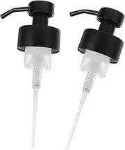 CATIEBYE 2pcs Foam Soap Dispenser Pump Head Replacement Bottle Pump Head Soap Dispenser Pump Mason Jar Pump Head Pump for Soap Dispenser Stainless Steel Pump Head Soap Pump Dispenser