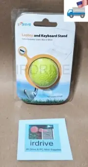 Logisys ST01LM Green Golf Ball Shaped Notebook PC Keyboard Anti-Slip Tilt Stand