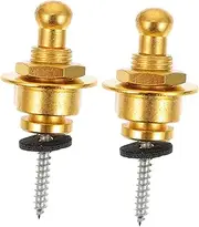 SWOOMEY 2Pcs Slip Guitar Strap Buttons Strap Lock for Electric Acoustic Guitars Guitar Accessories Secure Your Guitar Straps with Confidence