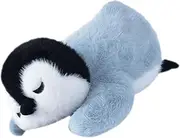 TOBBOMEY Plush Penguin Stuffed Animal Soft Cuddly Penguin for Home Decoration Birthdays and Festivals Skin Friendly Comfortable Hugging Companion