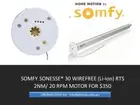 somfy Sonesse 30 WireFree Li-ion motor for indoor roller blinds