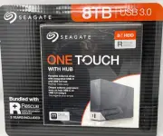 Seagate One Touch 8 TB Hub Desktop External Hard Drive HD USB-C USB 3.0 Ports...