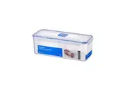 Locknlock 5L Airtight Classic Rectangle Food Container w Divider Tall Clear