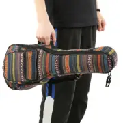 Ukulele Bag Ethnic Style 4&8209;String Guitar Double Shoulder Strap Case