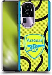 Head Case Designs Officially Licensed Arsenal FC Away 2023/24 Crest Kit Soft Gel Case Compatible with Oppo Reno10 Pro+
