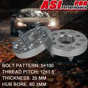 2PCS 25mm Wheel Spacers For Mazda 626 929 MX-6 RX-7 FC3S Ford Probe 12x1.5 PRO (for: Mazda)