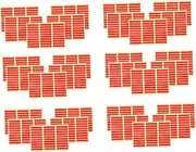 Garneck Nail Art Adhesive Stickers 10 Pcs Double Sided Tape for Press Nails Manicure Board Adhesive Sticker Strips