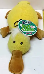 Large Plush Soft and Cuddle Corduroy Platypus - FREE SHIPPING in USA