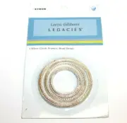 Xyron Lezza Gibbons Legacies 3 Silver Circle Frames Bead Details for Scrap Book