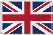 2×3 FT Britain Flag,60×90 Medium Size British people National Decor,Double Side Digital Printed 150D Polyester Banner With Canvas Header Brass Grommet