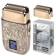 Ufree Electric Razor for Men, Double Foil Head Shaver, 3 Adjustable Speeds Head